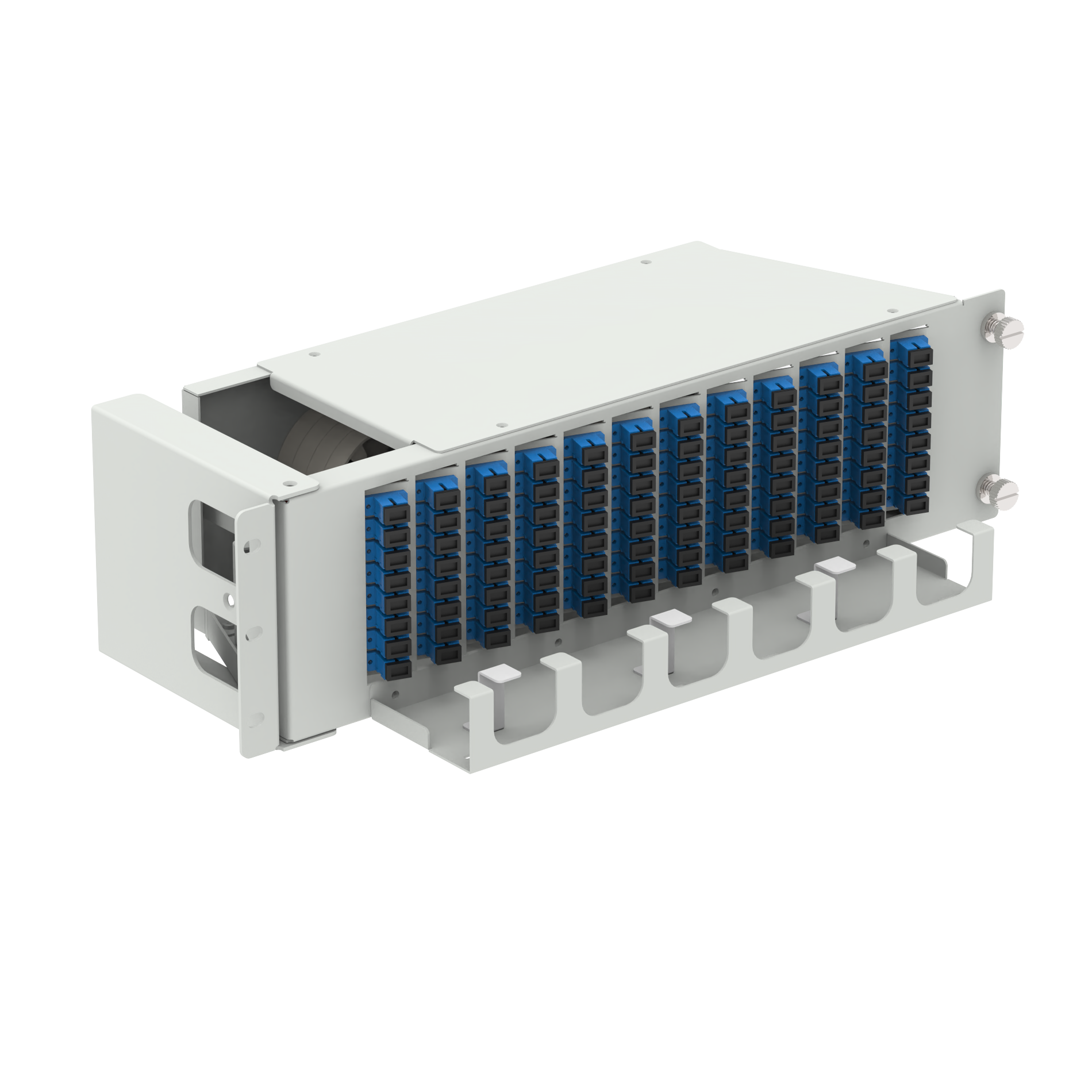 Data Center 19 Inch Swing Type 96 Cores SC UPC Fiber Optic Patchpanel Optical Equipment 5