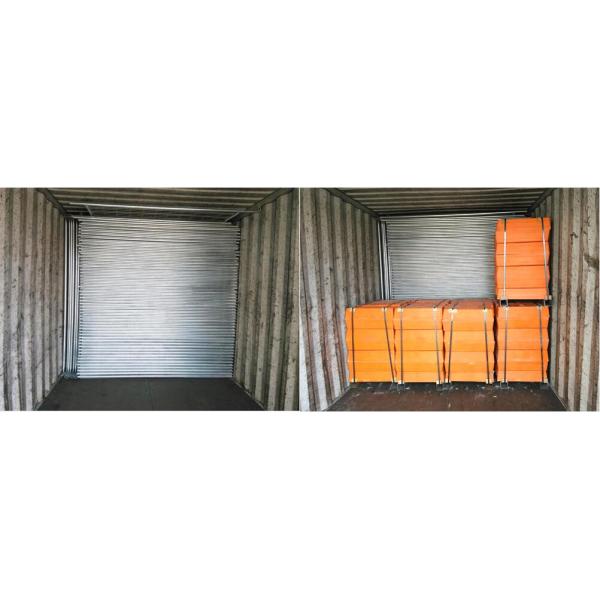 loading of temporary fence