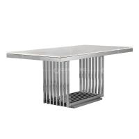 Buy cheap White Marble And Chrome SS Console Table For Living Room Furniture product