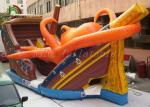 PVC Tarpaulin Commercial Inflatable Dry Slide Fire retardant Slide For Adults /