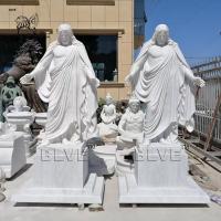 Buy cheap BLVE White Stone Carving Religious Jesus Statue Life Size Christ The Redeemer product