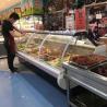 Buy cheap 2000mm Wide Refrigerated Deli Display Fridge Meat Display Counter Carel Digital Thermostat from wholesalers