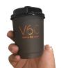Buy cheap Compostable Stamping Recyclable Paper Cups Printed Double Wall Coffee Cups With Lids from wholesalers