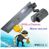 Buy cheap integrated solar street light 20W camera outdoor wireless solar power security product