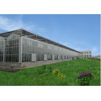 Buy cheap Remote Control Agricultural Greenhouse , Multi Span Glass Greenhouse For Tomato product