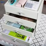 Jewelry Packaging Drawer Filing Cabinet Metal Makeup Organizer Steel Storage Box