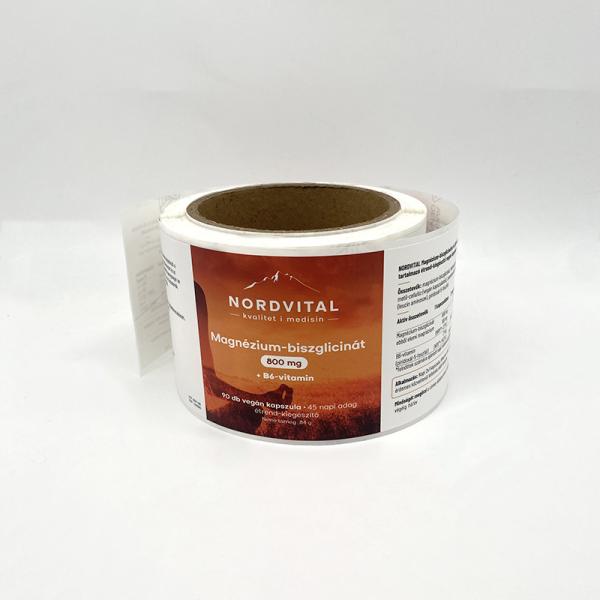 Buy cheap Matte Self Adhesive Label Sticker Custom Waterproof For Food Bottle from wholesalers