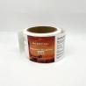 Buy cheap Matte Self Adhesive Label Sticker Custom Waterproof For Food Bottle from wholesalers