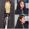 Buy cheap ODM 300g Deep Wave Human Hair Lace Front Wig from wholesalers