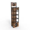 Buy cheap Retail Store Bread Display Stand Floor Standing Display Unit With Custom Logo from wholesalers