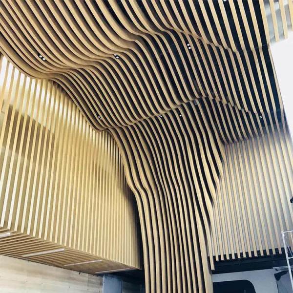 Buy cheap Extruded Acoustic Baffle Panels 5000mm Finished 6063 Aluminum from wholesalers
