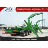 Buy cheap 40 Foot Side Loader Truck Trailer , Self Lift Trailer Separate Diesel Engine Available from wholesalers