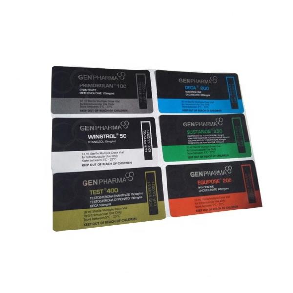 Buy cheap CMYK Holographic Laser PET vial Vial Labels from wholesalers