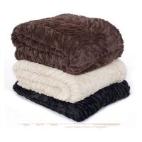 Buy cheap 100 Percent Polyester Microplush Throw Blanket Shrink Resistant High Warmth product