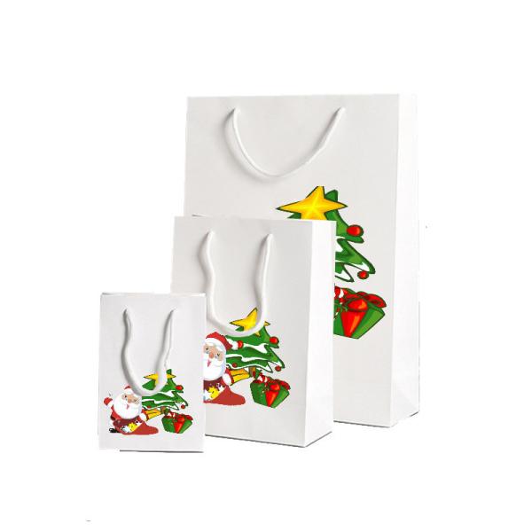 Buy cheap White Eco Friendly Reusable Shopping Bags Custom Kraft Paper Packaging Bags from wholesalers