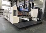 Intelligent Flexo Ink Rotary Die cutting Machine , Carton Box Making Machinery