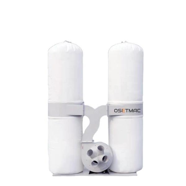 Long Service Life Double Barrel Dust Collector 2.2kw Conveyor Motor for