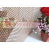 Buy cheap Gold Color Flexible Metal Coil Drapery Mesh For Hotel Room Hanging Divider from wholesalers