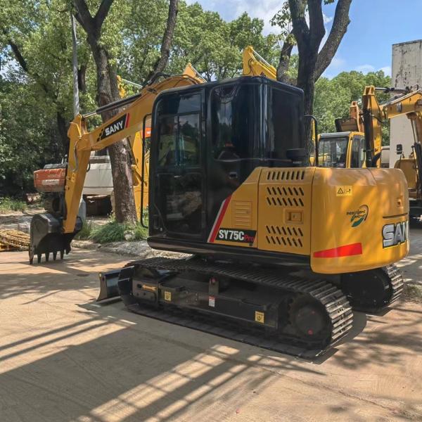 Hot Sale SANY Sy75 Used Excavator 7.5ton Used Second hand Excavator SANY Made in