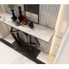 Buy cheap 1500*400*800mm White Sintered Stone TV Console Table Modern Luxury from wholesalers