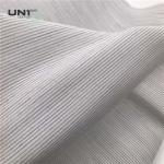 100% Polyester Woven Fusible Horse Hair Interlining Fabric Chest Interlining
