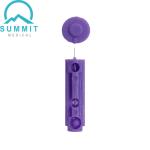 Purple 5.5cm Twist Blood Lancet , Medical Disposable Twist Lancets 28G