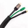 Buy cheap 25x32m PET Cable Sleeve , 100m Expandable Braided Pet Black Cable Sleeve from wholesalers