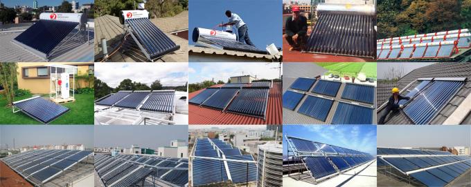 INMETRO 200 Ltr Copper Coil Solar Water Heater For Slope Roof 4