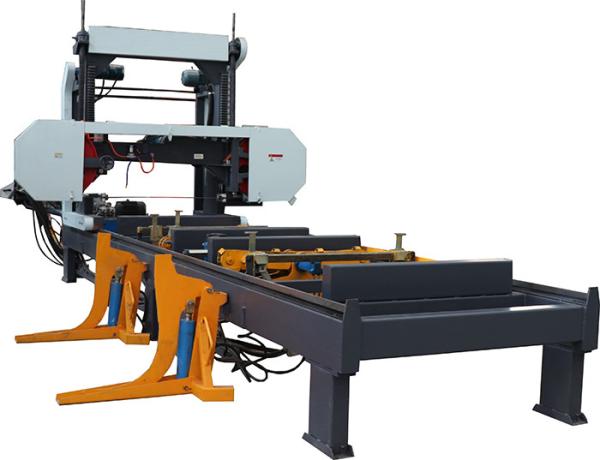 Buy cheap Hydraulic Full Automatic Portable Horizontal Band Sawmill with electrical motor from wholesalers