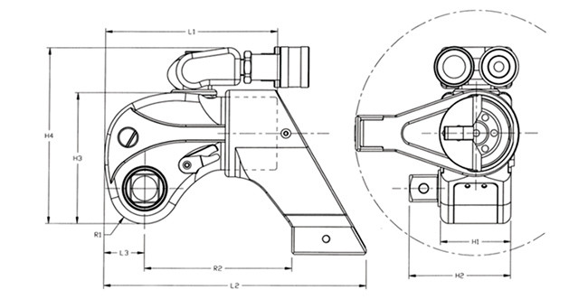 Industrial Ridgid Hydraulic Power Tools Safety PMU Drive Shaft Sufficient Safety Redundancy At Full Load