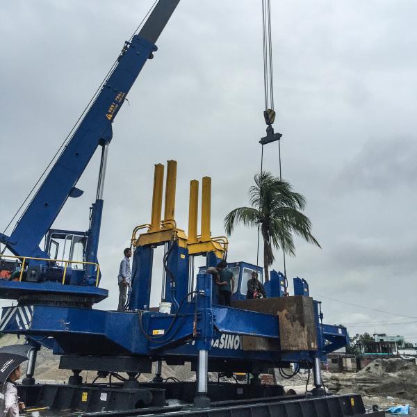 Buy cheap 22kw 60tf VY60A Hydraulic Static Pile Driver from wholesalers