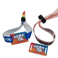 Buy cheap One Time NFC RFID Wristband 13.56Mhz Contactless RFID Bracelet Tag Eco Friendly product