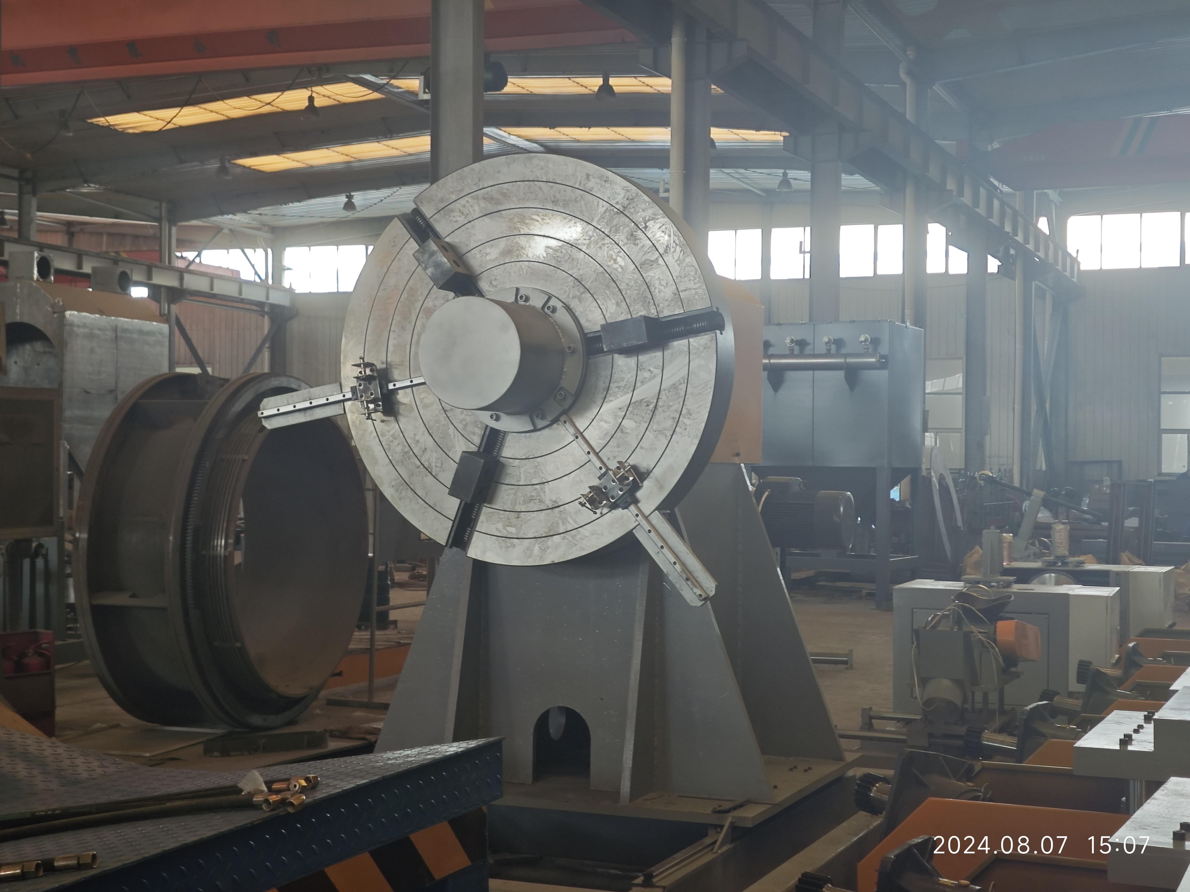 Surface Coated Steel Pipe Surface Preparation Pipe Production Line