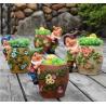 Buy cheap Resin garden gnome elf figurine flower pot garden decoration from wholesalers