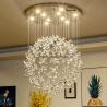 Buy cheap Modern Luxury Crystal Led Ceiling Chandelier For Living Room Large Butterfly Light hanging lamp（WH-NC-51） from wholesalers
