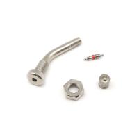 Buy cheap O Ring Metal Tire Valve Stem Nickel Plated TR543D For Trucks Cap Brass Bend 60° product