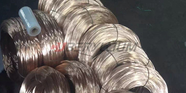 JIS C172 BeCu Beryllium Copper Wire TD01 TB00 For Springs Automobile