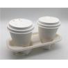 Buy cheap 4 Park Bagasse Pulp 28g 215×215×47mm Paper Cup Carrier from wholesalers