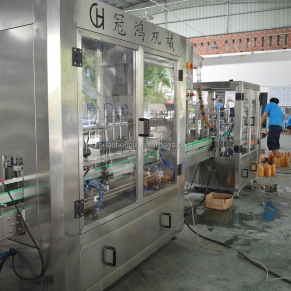 Buy cheap High Speed 4 Heads Liquid Bottle Filling Capping Labeling Machine for Plastic Bottles from wholesalers