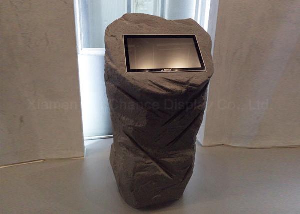 Buy cheap Stone Finished Standing Display Rack Fiberglass Display Rack Height 80cm from wholesalers