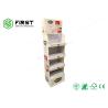 Buy cheap Custom POP Retail Promotional Folding Paper Floor Display Shelf For Drinks from wholesalers