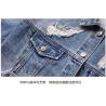 Buy cheap All Match Ripped Denim Ladies Jackets Coats 2021 Fashion from wholesalers
