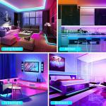 Bluetooth Music Rgb Light Strip Set 5050 24v 40m 640 Lamp 44 Key Led Smart
