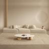 Buy cheap Corner Diy White Segmented Modern Fabric Sofa Set from wholesalers