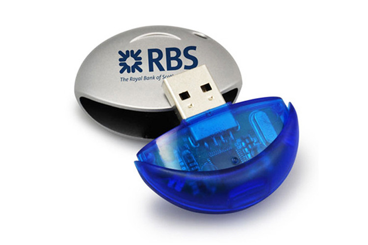 Factory supply round shape 64GB 2.0 Orange color plastic USB with customized logo and package show life brand