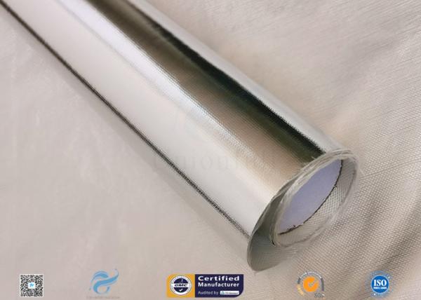 Buy cheap Laminated Aluminium Foil Fiberglass Cloth 97% Heat Reflect 300℃ Non Combustible from wholesalers