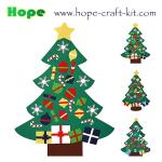 Merry Christmas Tree Decoration Hanging Pendants Felt Craft DIY Material for Kid