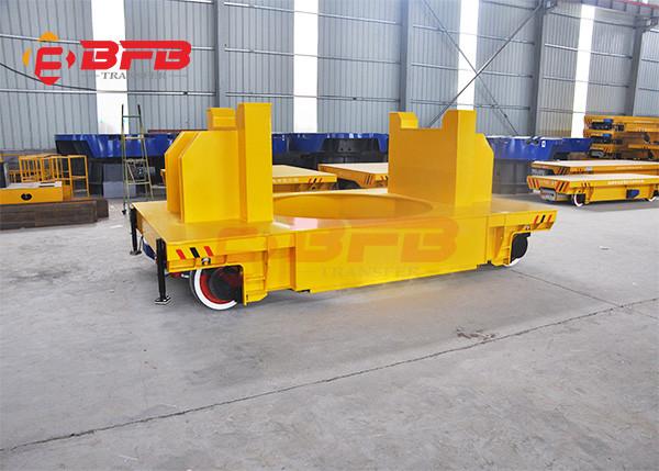 Buy cheap Battery Power 40t Ladle Transfer Cart , Steel Electric Rail Transfer Trolley from wholesalers