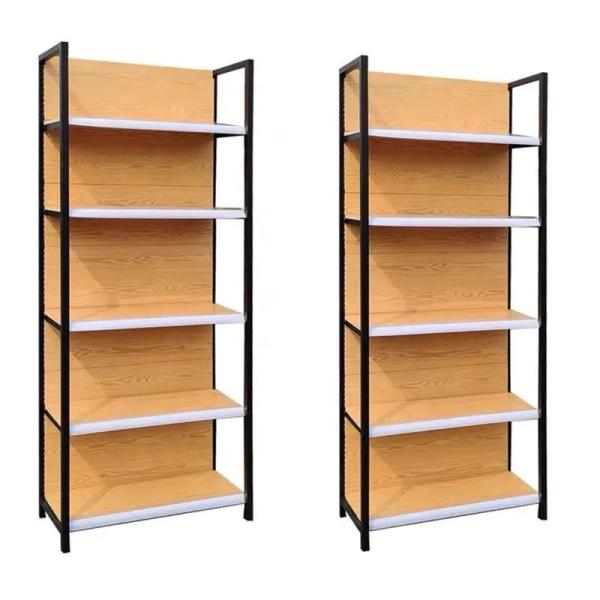 Buy cheap Customized Color Wood Gondola Shelving Retail Grocery Shelves For Book Stores from wholesalers