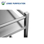 Clean Room SUS 304 Trolley Stainless Steel Furnisher For Pharmaceutical